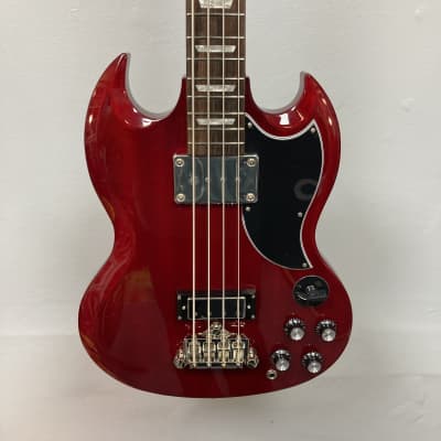 1990 Burny Japan REB-65 (EB-3 Style) SG Bass (Cherry Red) | Reverb