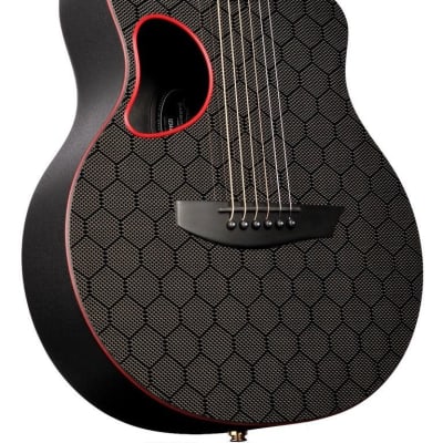 McPherson Carbon Fiber Touring Red Honeycomb Gold #12344 image 1