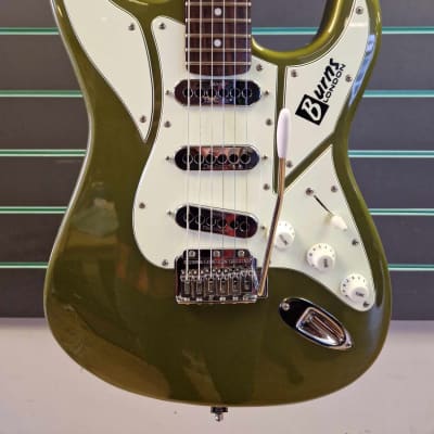 Burns Cobra Player Series Olive Green Electric Guitar image 3
