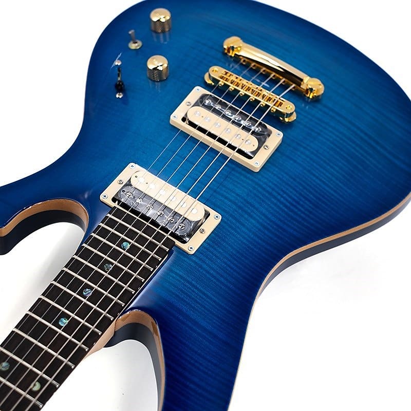 MD Guitars MD-Premier MD-G4 / SPT (See-through Blue) [Special | Reverb