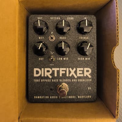 Damnation Audio Dirtfixer Bass Blender / Equalizer 2023 - Present - Black Sparkle image 2
