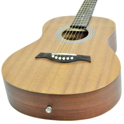 Chord CSC35 Sapele Compact Acoustic Guitar - Ideal Travel Guitar image 2