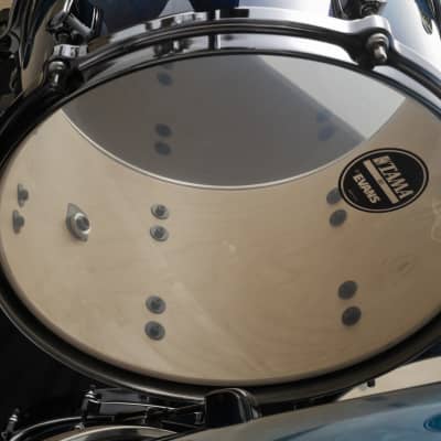 Tama MAT1208BN-MEB Starclassic Maple Lacquer Rack Tom 12&quot; x 8&quot; - Molten Electric Blue Burst/Black Nickel HW image 3