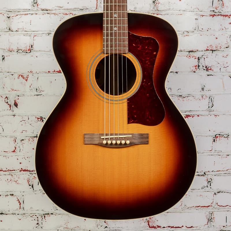 Guild Custom Shop F30R Reno Sunburst Acoustic Guitar w/ Reverb