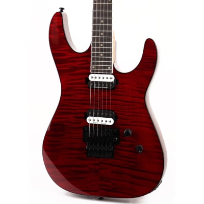 Dean MD 24 Select Flame Floyd Transparent Cherry Used image 6