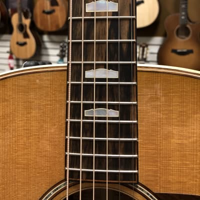 Taylor 818e Sitka Spuce Top Indian Rosewood Back & Sides with Western Floral Hardshell Case - Rep Sample, Mint image 3