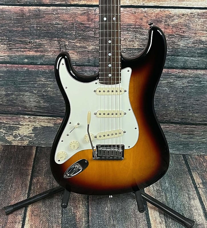 Used Fender 2006 Left Handed USA 60th Anniversary Stratocaster with Case - Sunburst Bild 1