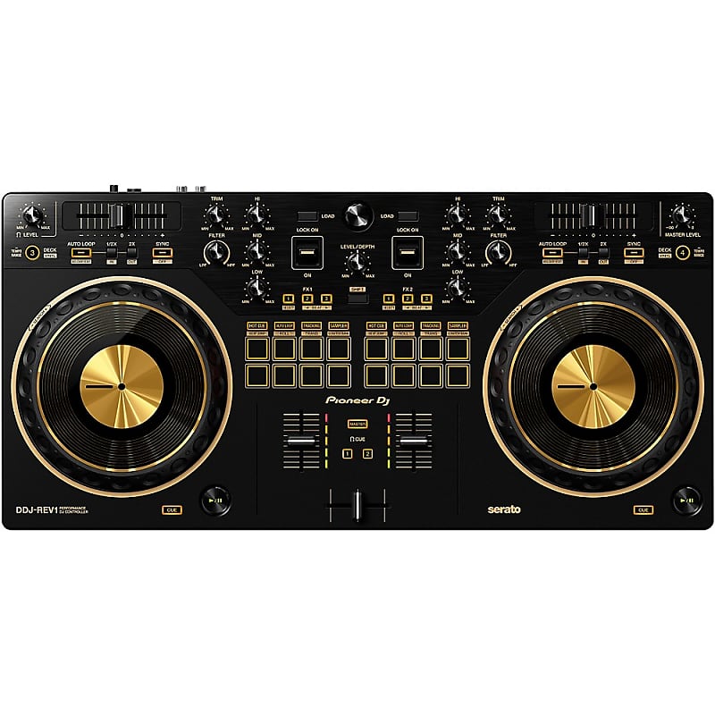 Pioneer DJ DDJ-REV1-N Serato Performance Controller in Limited-Edition Gold image 1