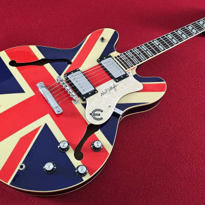 EPIPHONE NOEL GALLAGHER UNION JACK SUPERNOVA electric guitars for