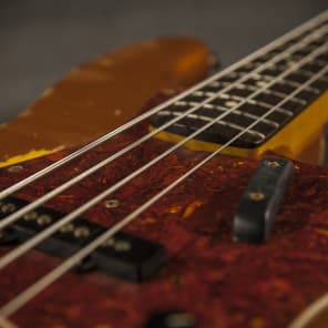 Fender Jazz Bass '73 Custom Relic 1994 Autumn Blaze Metallic image 21
