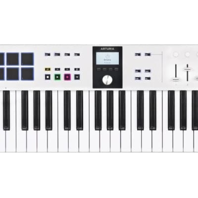 Arturia KeyLab Essential 61 MK3 Universal MIDI Controller Keyboard, White