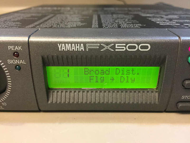 Yamaha FX500 Guitar Digital Multi Effects Processor Multi-Effects