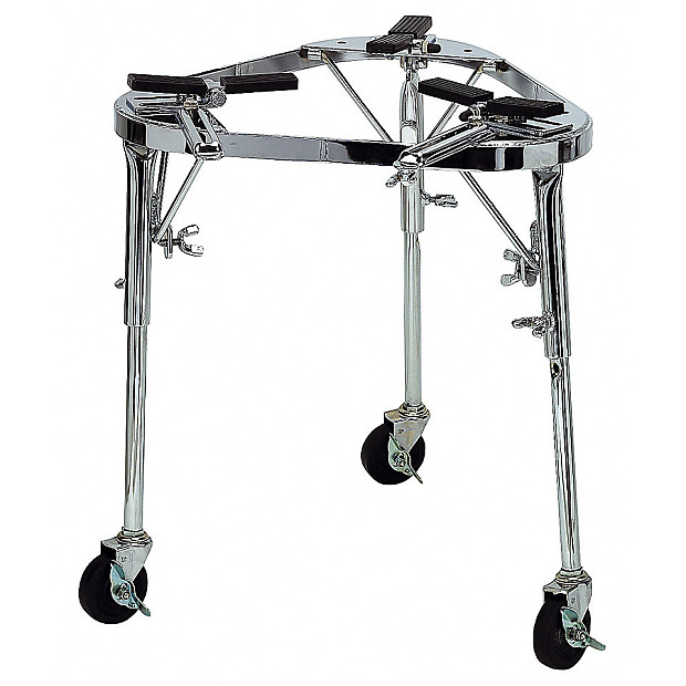 Latin Percussion LP636 Collapsible Conga Cradle Stand w/ Legs and Wheels image 1