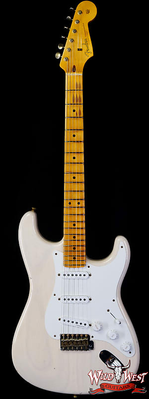 Fender Custom Shop Eric Clapton Signature Stratocaster Maple Fingerboard Journeyman Relic Aged White Blonde image 1