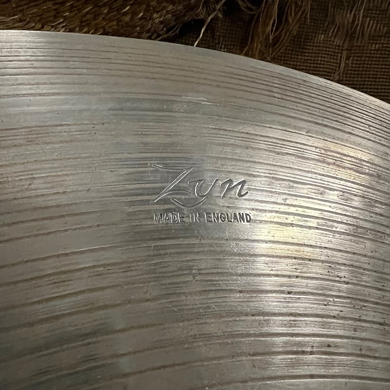 Vintage 1960s Zyn Premier Riveted Ride 20” Cymbal 1750g *Ronnie Lane*