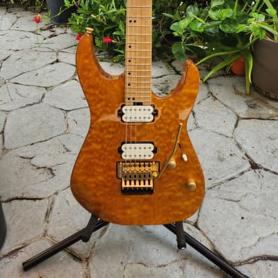 Charvel DKA-110-HH 1990 - Transparent Amber | Reverb