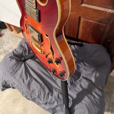 Aria TA-62 Semi Hollow 335 Killer Unknown - Sunburst image 5