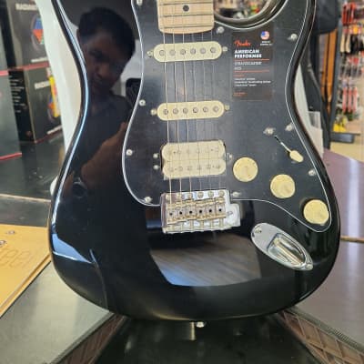 Fender American Performer Stratocaster HSS with Maple Fretboard Black**7 pounds 6 ounces** image 2