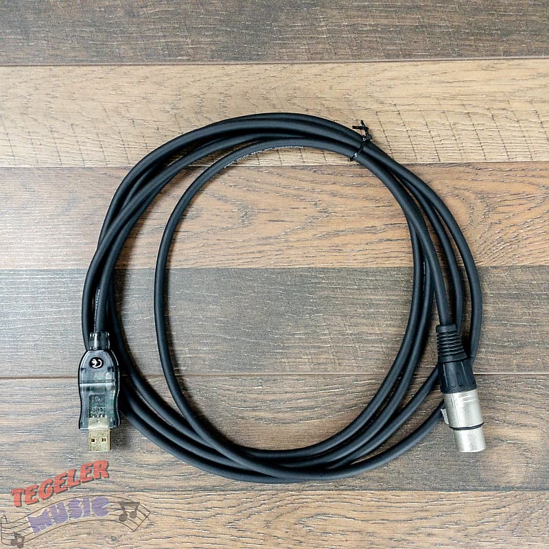 USED-Hosa UXA-110 USB to XLR 3 pin Recording/ Podcast Microphone Interface Cable  			