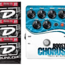 Tech 21 Boost Chorus Pedal Studio Quality Analog Mix Silent Switching Multi Voice ( 3 STRING SETS )