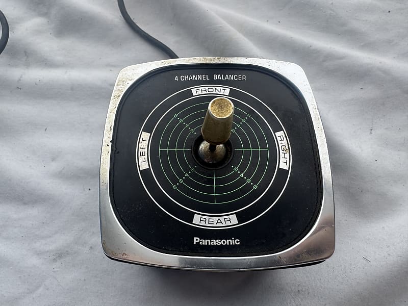Panasonic RD-9775 4-Channel Quadrasonic Amp Balancer Remote Control Joystick VGC  			