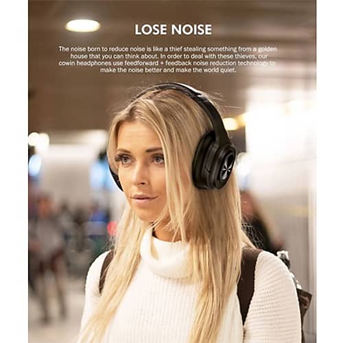 COWIN SE7 Active Noise Cancelling Headphones Bluetooth Headphones