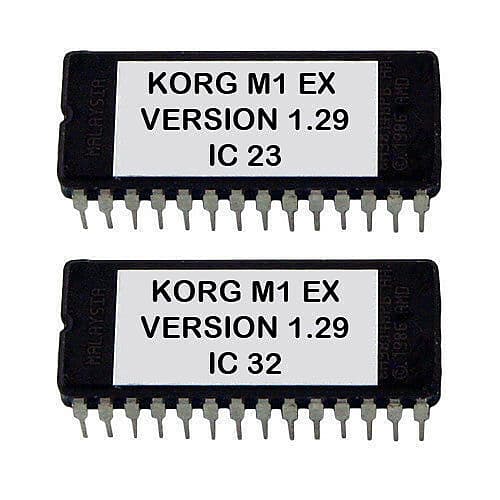 Korg M1 EX OS Final Firmware OS revision v1.29 Eprom M1EX Rom image 1