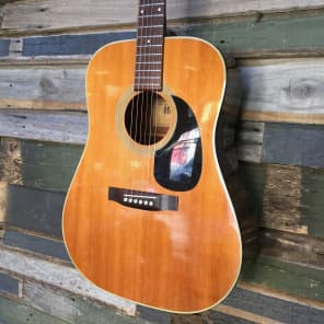 Morris W-15 Acoustic Guitar from 1972 | Reverb
