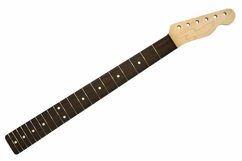 NEW Fender Lic Allparts Telecaster NECK Tele ROSEWOOD Unfinished Guitar TRO image 1