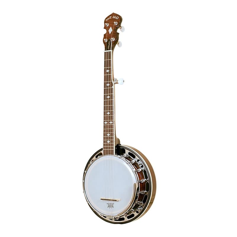 Gold Tone BG-Mini Short Scale 8" Mini Bluegrass 5-String Banjo Vintage Brown Left-Handed w/case image 1