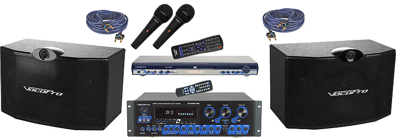 KTV Digital Karaoke Mixing Amplifier & Speaker Package | Reverb