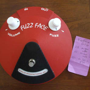 Dunlop Fuzz Face Jimi Hendrix JHF3 Band of Gypsys large case