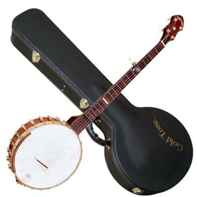GOLD TONE CB-100 Clawhammer 5-string openback Banjo NEW w/ archtop CASE for sale