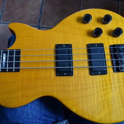 Gibson Les Paul Deluxe Plus Bass ,  LPB-2 ,  Hard case , Figured maple top, Great specimen image 12