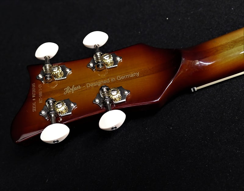 4 Heavy Duty HOFNER 2 + 2 Bass Guitar Tuners Keys with RUGBY Reverb