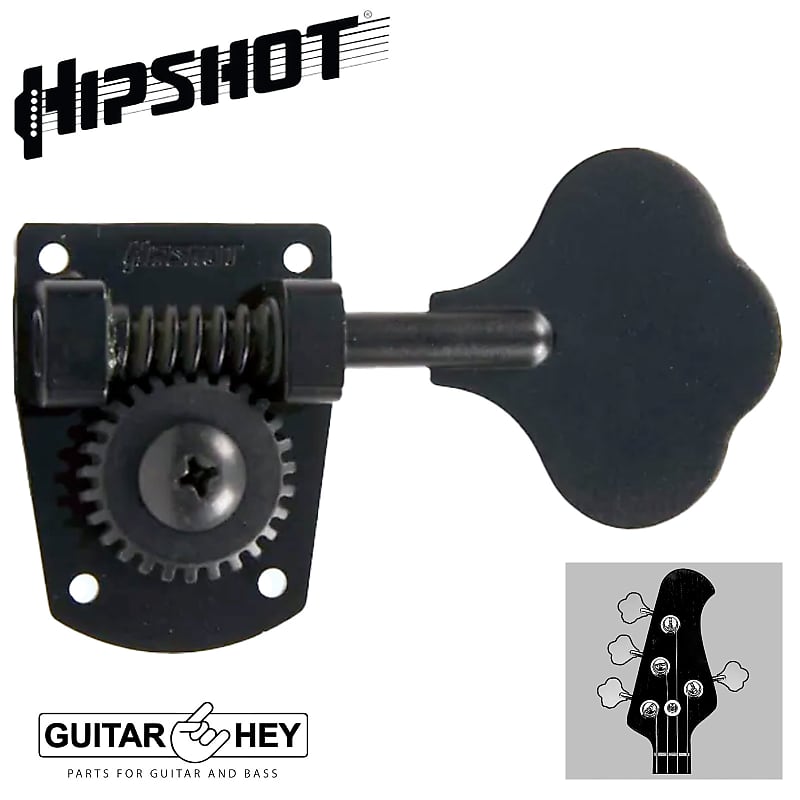 NEW Hipshot HB7 Bass Tuning Keys L3+R1 Tuners Set 271 Reverb UK