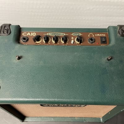 2006 Crate CA10 Acoustic Amp - Green image 2