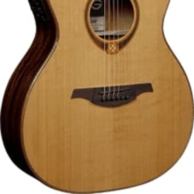 LAG T118ASCE Tramontane Auditorium Slim Cutaway Acoustic-Electric Guitar T118ASCE-U for sale