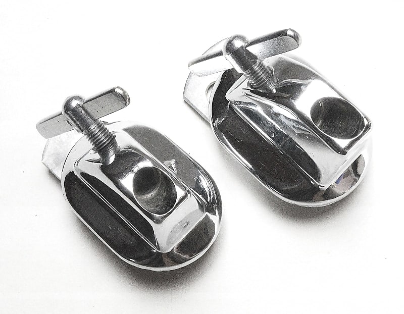 (2) Slingerland Bass Drum Leg (Spur) Mounts / 1960s70s Reverb