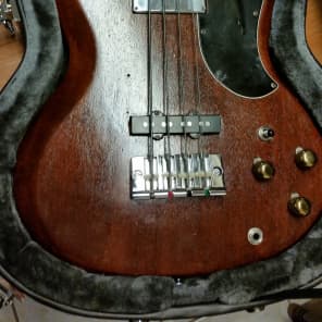 Gibson EB-0 1964 Dark Cherry Customized Bass image 2