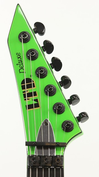 ESP LTD M-1000 NG Neon Green Electric Guitar Throwback B