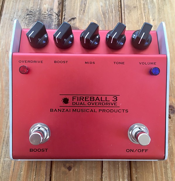 Banzai Fireball III Boutique Overdrive Pedal. Robben Ford
