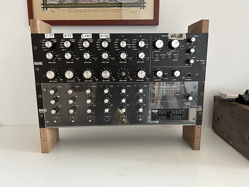 Rane MP 2016a & XP 2016 mid 2000s Black Reverb