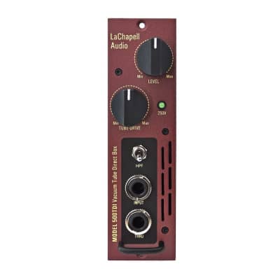 LaChapell Audio 500TDI Tube Direct Box for 500 Series | Atlas Pro Audio image 1