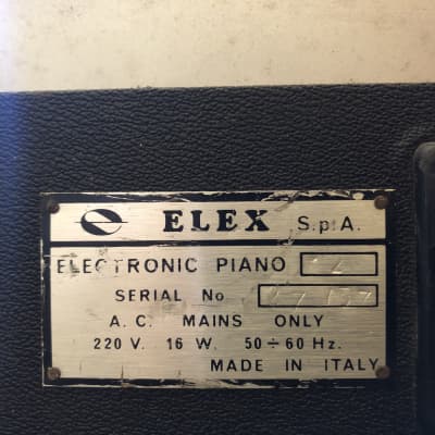 Elex K2 1970’s Rare Italian Vintage String machine (Farfisa/Hohner) image 7