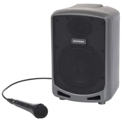 Samson Expedition Express+ 75W Rechargeable Bluetooth Portable PA Speaker with Samson Wired Mic for sale