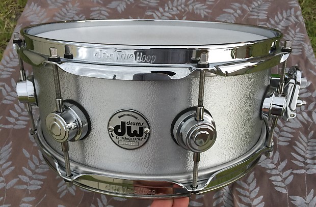 DW Collector's Metal Series 13x5.5 Wrinkle 3mm Cast Aluminum Snare Drum,  Workshop, 13 x 5.5