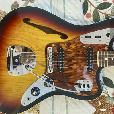 Fender FSR Thinline Jaguar 2012 Sunburst image 8