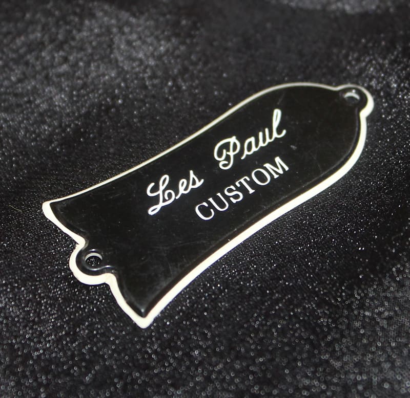 Vintage 1976 Gibson Les Paul Custom Truss Rod Cover | Reverb Canada