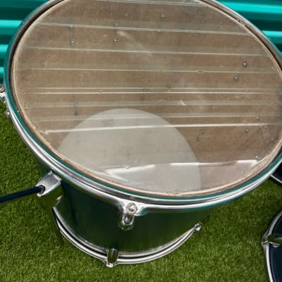 ⚡️Vintage Whitehall 4-Piece Drum Set 20" /12" / 13"/16" Made In Japan -Blue Sparkle⚡️ image 19